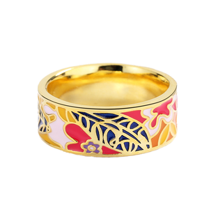 แหวนทอง 18k ชุบทองคำขาว รูปทรงดอกไม้ ประดับเพชรซิคอน 3A เคลือบเงา สำหรับผู้หญิง ใช้ในงานแต่งงาน ครบรอบแต่งงาน และงานหมั้น - Product Image 4