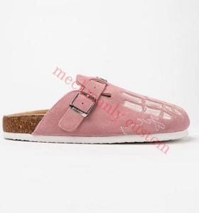 Chaussons unisexes en cuir souple avec semelle en liège, boucle réglable, antidérapants, avec soutien de la voûte plantaire - Product Image 3