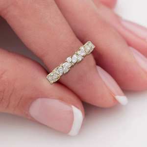 Nouvelle conception classique, bague de fiançailles et de mariage en or massif 14 carats avec diamant taille marquise VVS, idéale pour les anniversaires et les occasions spéciales - Product Image 6