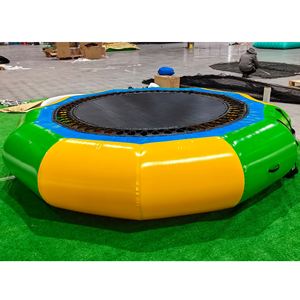 Trampoline aquatique gonflable <span class=keywords><strong>de</strong></span> qualité commerciale, <span class=keywords><strong>station</strong></span> <span class=keywords><strong>de</strong></span> rebond flottante multi-personnes pour piscine <span class=keywords><strong>de</strong></span> jardin, fête au lac - Product Image 2