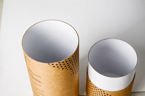 Spring Custom Box Cylindrical Canister <b>Cardboard</b> Paper <b>Tube</b> Packaging Box with Your logo for Gift or Cosmetics - Product Image 2