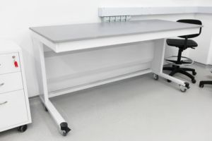 Modular phòng thí nghiệm đồ nội thất bàn làm việc di động phòng thí nghiệm băng ghế dự bị Modular phòng thí nghiệm Máy Trạm với tủ lưu trữ - Product Image 4