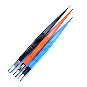 Reusable Bipolar Forceps Straight Neurosurgical Forceps Tip Bayonet Bipolar Forceps by SUAVE SURGICAL <b>INSTRUMENTS</b> - Product Image 1