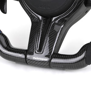 <span class=keywords><strong>Volant</strong></span> LED en cuir demi-perforé pour la série <span class=keywords><strong>1</strong></span> F10/F30/F32/F36/F80/M4/F82/X5/E70/E71 <span class=keywords><strong>M</strong></span> Sport Carbon Trim Paddle - Product Image 4