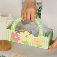 Boîte à emporter jetable personnalisée écologique pour pique-nique, sushi, sandwich, boulettes de riz, burger, gâteau roulé, dessert, boîte en papier
