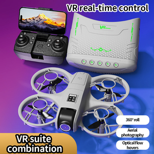 Mini-<span class=keywords><strong>drone</strong></span> <span class=keywords><strong>VR</strong></span> X228 avec double caméra HD, moteur brushless, portable pour l'extérieur, idéal pour débutants, photographie aérienne RC, jouet <span class=keywords><strong>drone</strong></span> UAV avec écran pour enfants - Product Image 2