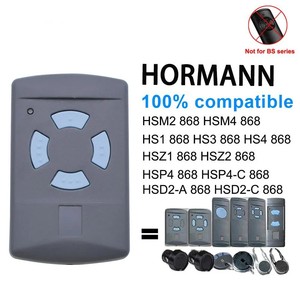 Compatible avec la télécommande <span class=keywords><strong>de</strong></span> <span class=keywords><strong>porte</strong></span> <span class=keywords><strong>de</strong></span> <span class=keywords><strong>garage</strong></span> Hormann HSM2 868 HSM4 868.35MHz - Product Image 1