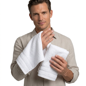 Bamboo Organic Terry Towel Manufacturer Eco Friendly Soft Absorbent Antibacterial Spa Bulk Supply - Product Image 1