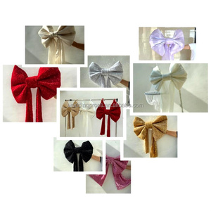 Nơ Giáng Sinh nhung lớn, nơ Giáng Sinh khổng lồ, phông nền trang trí phòng tiệc, trang trí tường, cây thông Noel, trang trí sự kiện cưới hỏi - Product Image 4