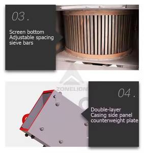 מטחנת פטישים מיני במחיר נמוך, מכונת ריסוק אבנים, מטחנת פטישים ניידת לחימר ואדמה, קיבולת 10 טון/שעה לכרייה - Product Image 5