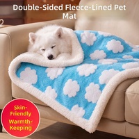 Couverture et tapis pour animaux de compagnie en peluche douce et épaisse, couverture pour chien et chat, en stock, toutes saisons