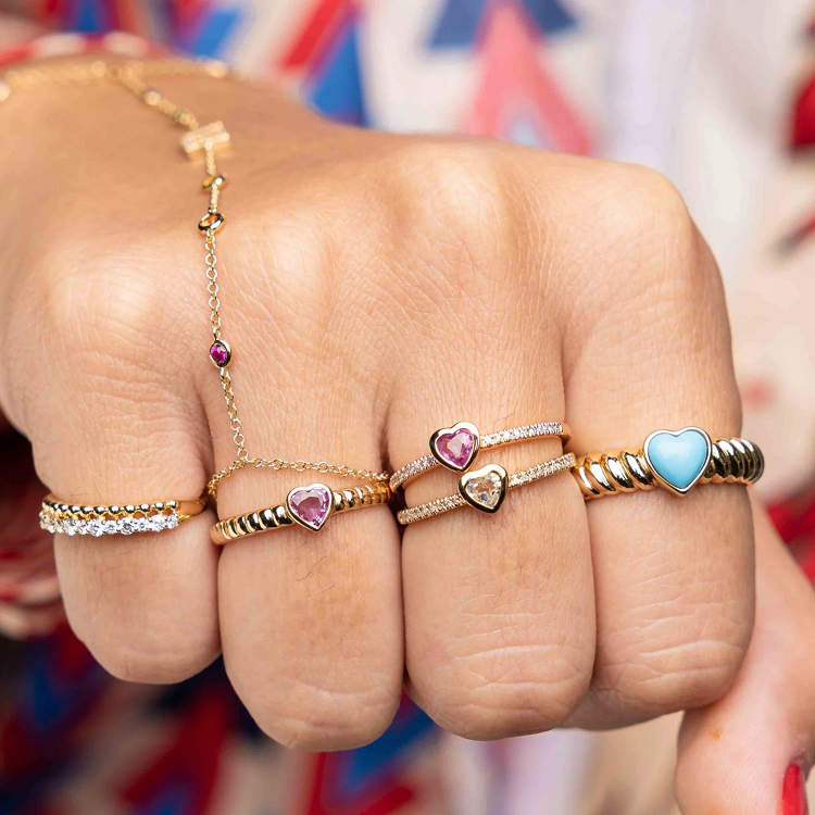 Set Di Anelli In Pietra Di Cristallo Nero Retrò Per Donna Anello Congiunto Geometrico Vintage Per Nocche Accessori Per Gioielli Da Festa Di Moda Femminile - Foto 13