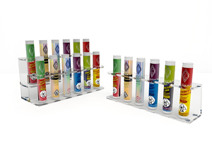 Estante <span class=keywords><strong>de</strong></span> exhibición <span class=keywords><strong>de</strong></span> acrílico <span class=keywords><strong>de</strong></span> dispensario pre-roll <span class=keywords><strong>de</strong></span> exhibición <span class=keywords><strong>de</strong></span> tubo <span class=keywords><strong>de</strong></span> laboratorio <span class=keywords><strong>de</strong></span> <span class=keywords><strong>Farmacia</strong></span> <span class=keywords><strong>de</strong></span> diseño personalizado - Product Image 3