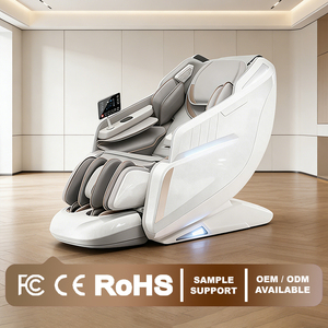 Poltrona Massaggiante di Lusso con Controllo Vocale AI, Schermo LCD Touch <span class=keywords><strong>e</strong></span> Binario SL Esteso per il Relax di <span class=keywords><strong>Corpo</strong></span> <span class=keywords><strong>e</strong></span> <span class=keywords><strong>Mente</strong></span> - Product Image 1