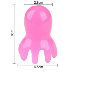 Masajeador de Cuero Cabelludo con Forma de Pulpo – Peine de Resina Adorable, Herramienta Coreana para el Cuidado del Cabello, Alivio del Estrés y Anticaída, Masajeador de Cabeza Portátil para - Product Image 6