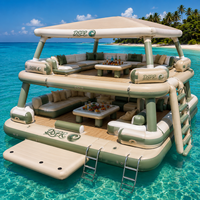 Plateforme flottante gonflable de qualité marine pour l'eau de mer, loisirs familiaux en plein air, usage quotidien