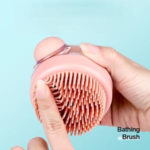Cepillo de aseo <span class=keywords><strong>para</strong></span> mascotas multifuncional seguro portátil, uso en el baño de <span class=keywords><strong>cachorros</strong></span>, cepillo de baño <span class=keywords><strong>para</strong></span> perros de <span class=keywords><strong>pelo</strong></span> largo y <span class=keywords><strong>corto</strong></span>, jabón de cerdas de silicona - Product Image 6