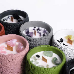 AIKUN Factory Handmade Aromatherapy <b>Soy</b> Wax <b>Candles</b> Clean Burning Scented Gift for Diwali Bars Hotel Home Wedding - Product Image 3