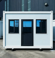 Maison conteneur préfabriquée en acier respirant, panneaux sandwich isolés, assemblage rapide, design contemporain pour bureau/dortoir