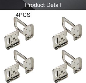 YOYOW Pestillo de puerta de acero inoxidable con tornillos, diseño minimalista, fácil instalación para caja de madera, caja de herramientas, maleta - Product Image 3