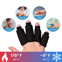 Protection des doigts en gel solide Compresse froide et chaude pour réparer les dommages et soulager la douleur Compression du gel froid pour les doigts et les orteils