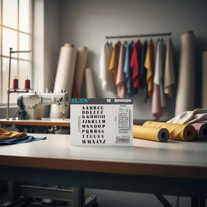 Etiqueta Adhesiva Ilan 11.5x17cm 51 Etiquetas 5 Hojas Letras Alfabéticas Uso en Prendas - Product Image 3