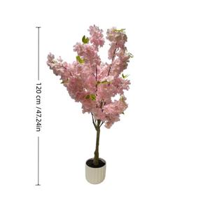 Fleurs artificielles de <span class=keywords><strong>cerisier</strong></span> Sakura en faux bois écologique à toucher réaliste, couleurs personnalisées pour les mariages zen japonais en plein air - Product Image 3