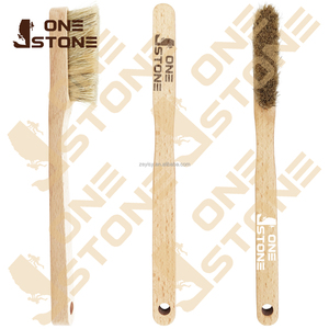 Cepillo de Escalada Ultra Duradero con Cerdas de Pelo de Jabalí, Cepillo para Escalada en Roca y Boulder, Cerdas Gruesas para Escalada, Campismo y Senderismo - Product Image 1