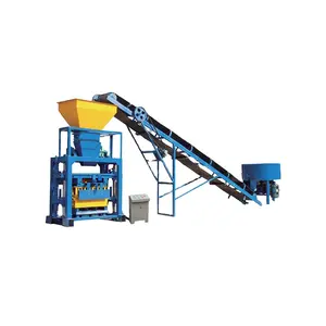 qt4-35 price automatic crushing cement concrete clay brick machine