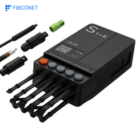 Splitter ODN IP68 Pra-Konektorisasi dengan Segel Las Hot Plate 1:2 /1:4 /1:8 /1:9 /1:16  18 Core SC APC/UPC untuk Pemasangan di Dinding/Tiang Jaringan