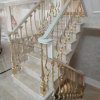 Balustre d'escalier en alliage d'aluminium et de magnésium, acier inoxydable, style serpentin, pour intérieur de ferme, garde-corps ornemental – Fourniture directe usine