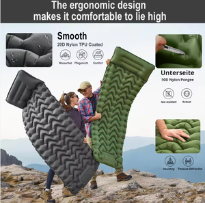 Accessoires de camping de haute qualité pour l'extérieur, <span class=keywords><strong>matelas</strong></span> pneumatique simple auto-gonflant en TPU, portable, utilisé pour la tente de camping - Product Image 2