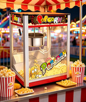 Máquina de Palomitas de Maíz Automática Comercial Nueva de Fábrica, Profesional e Industrial, Capacidad de 8 oz, Fácil de Limpiar, para Restaurante