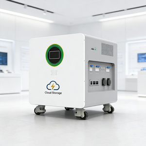 Système de stockage solaire domestique tout-en-un personnalisé, empilable, hybride solaire, onde sinusoïdale pure, batterie 16 kWh - Product Image 2