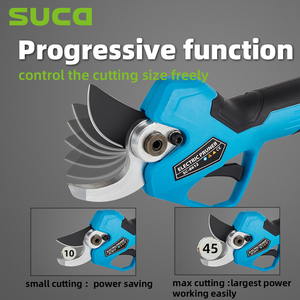 SUCA SC-8612 45mm Sécateur <span class=keywords><strong>électrique</strong></span> automatique professionnel SK5 <span class=keywords><strong>sans</strong></span> <span class=keywords><strong>fil</strong></span>, puissant, batterie, sécateur pour arbres, sécateur pour branches - Product Image 3
