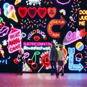 Điện Tử Không Thể Phá Vỡ Không Thấm Nước Rgb <span class=keywords><strong>Led</strong></span> Neon Đăng Vàng Chữ Wedding Backdrop Acrylic Đăng Cho Trang Trí Nội Thất - Product Image 2