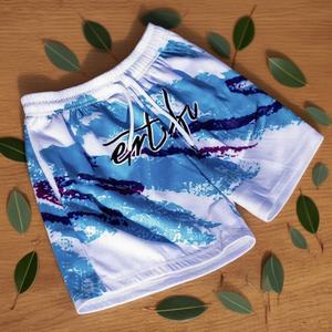 Pantalones Cortos Casuales de Hombre con Cintura Elástica, Estampados con Serigrafía Personalizada, Estilo Vintage, Verificados por el Fabricante, Nuevos - Product Image 2