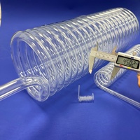 Tubo Espiral de Vidrio de Cuarzo Transparente, Tubo Helicoidal Doble con Servicios de Doblado/Soldadura/Corte, 99.95% Puro, Libre de Ozono