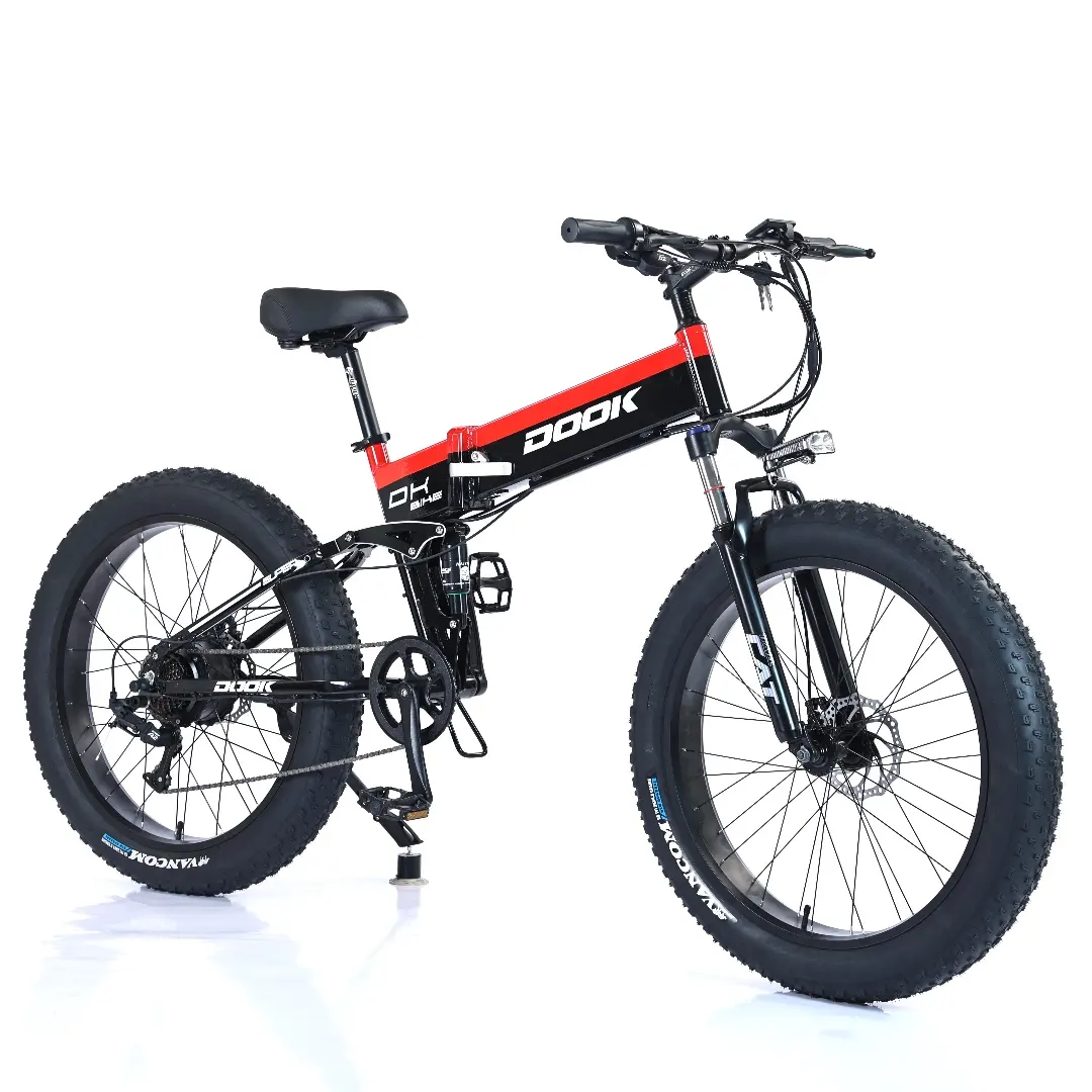 selling Electric bicycle wide tire power mountain bike all-terrain off-road variable speed snowmobile men's and women's