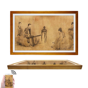 Usingwin 32 ''hd Wifi Khung ảnh kỹ thuật số với Đồng hồ màn hình LCD 32 <span class=keywords><strong>inch</strong></span> 7 màu gỗ - Product Image 3