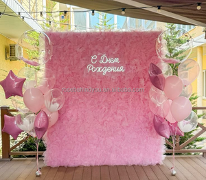 Fondo de Tul Rosa para Boda, 8x8 pies, con Volantes, Decorativo para Eventos y Fiestas - Product Image 5
