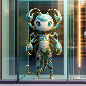 Creación Cultural Inmaterial Cloisonne Constelación Adornos <span class=keywords><strong>Escorpio</strong></span> - Product Image 5