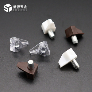 Shengyuan Cabinet Shelf Support Plastic Iron Wall Mount Detachable Triangular Shelf <b>Bracket</b> For Furniture Hardware - Product Image 1