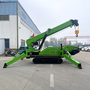 Nhiệm vụ nặng nề 8 tấn DIESEL dọc tháp nhện cần cẩu thủy lực nhỏ cần cẩu nhện 360 độ xoay nhỏ nhện cần cẩu trên đường ray - Product Image 1