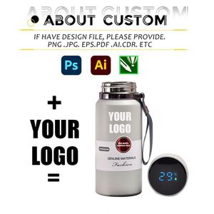 Hot Sale <b>Thermos</b> Business Bottle Vacuum 316 Stainless Steel Smart Water <b>Cup</b> With Customized Logo - Product Image 2