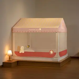 Cartone animato tetto casa giocattolo per bambini tende camera da letto per bambini prodotti per bambini zanzariera