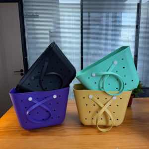 Borse <span class=keywords><strong>da</strong></span> Spiaggia Impermeabili per Donna, Grandi Borse Estive in Silicone EVA Personalizzate, Vendita all'Ingrosso - Product Image 6