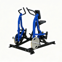 Rameur Iso-Lateral à Charge Plaque Métallique Robuste pour Entraînement du Dos en Salle de Sport Professionnelle