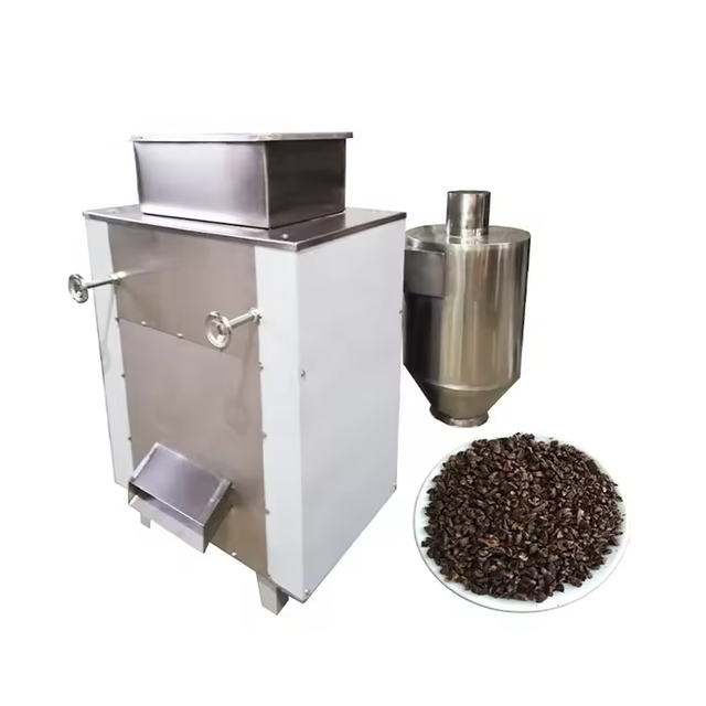 Stainless Steel Automatic Cocoa Bean Coffee Bean Skin Removing Shelling Peeling Sheller Peeler Equipment