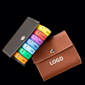 กล่องยาพกพาคุณภาพสูง กล่องยาแบบมีช่องแบ่ง 7 วัน พร้อมโลโก้สั่งทำได้ - Product Image 1